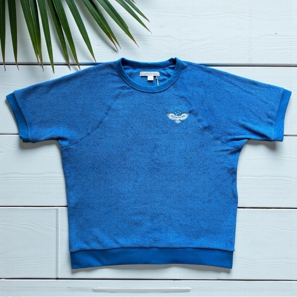 Outerknown Terry Short Sleeve Sweatshirt NWT | Organic Cotton Blend Casual Top